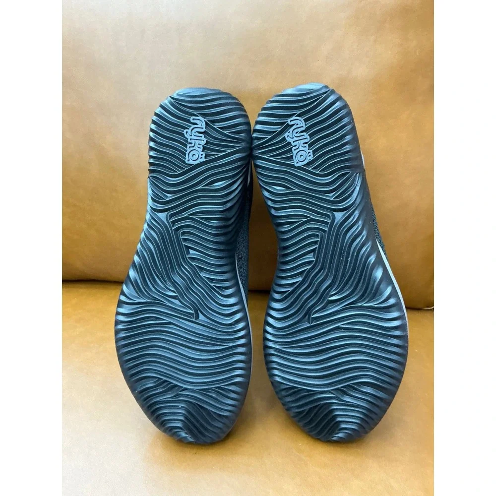 Ryka Echo Unwind Trail Slip-On Sneakers Womens 9 Black Excellent‎ Knit Walking